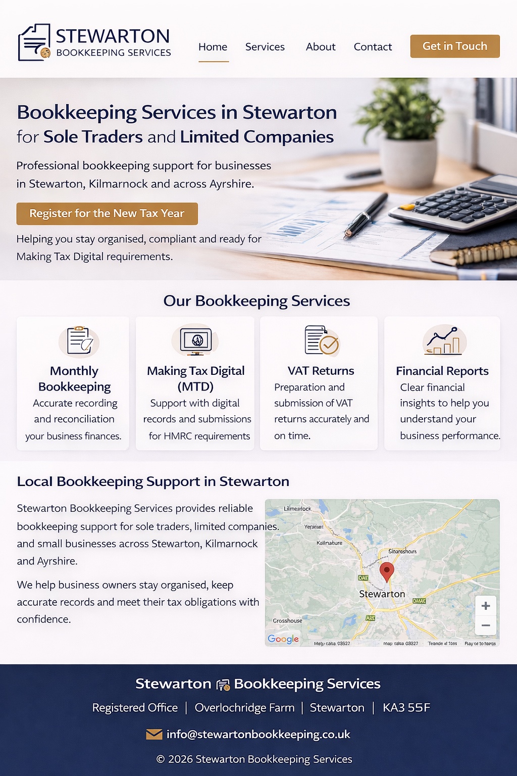 Stewarton Bookkeeping final homepage development photo