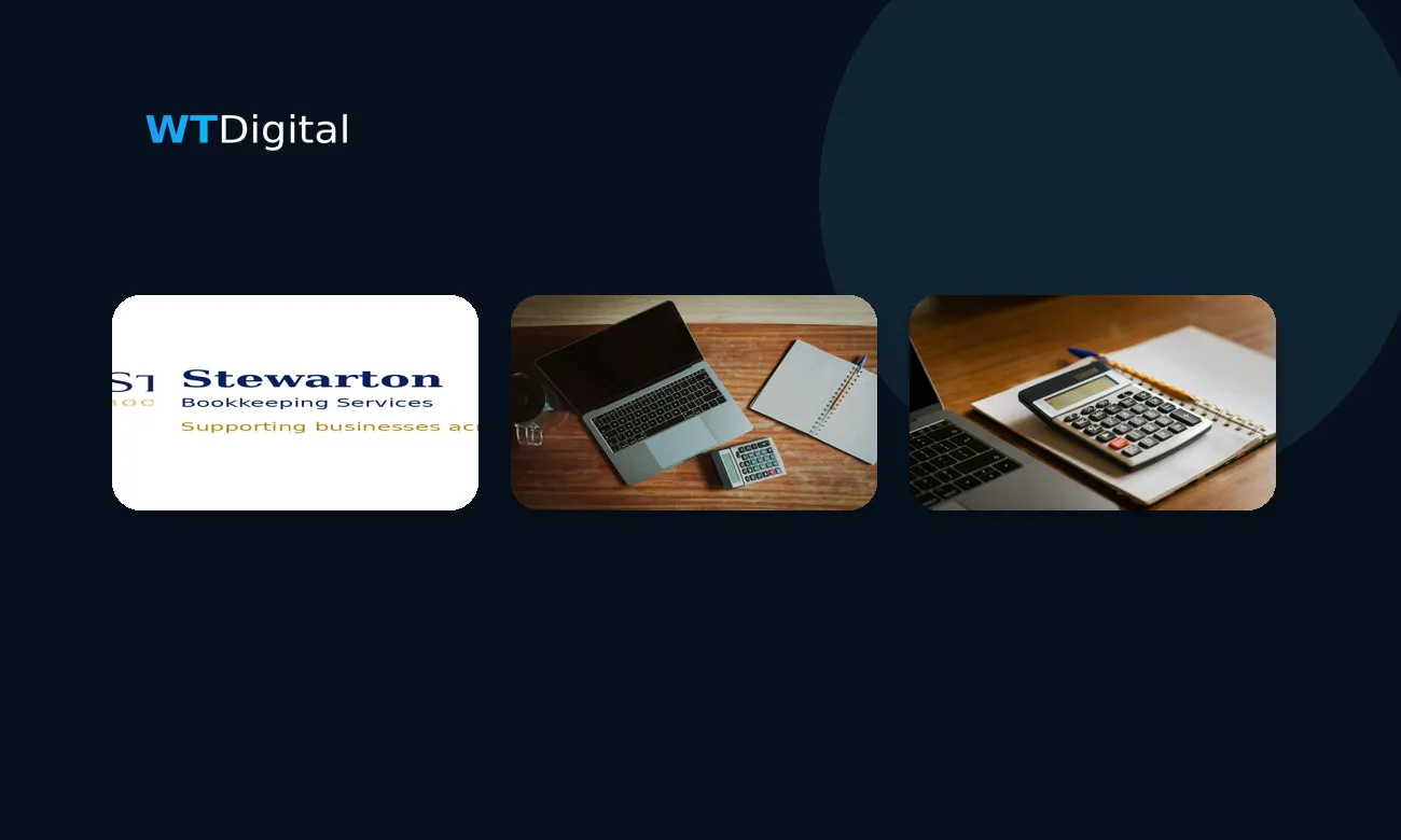 Stewarton Bookkeeping final showcase collage